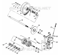 SYSTÈME DE TRANSMISSION  TRAN SPORT 0970143 AND EUROPEAN TRAN SPORT E970143 (4938293829B008)