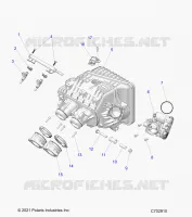 ENGINE, INTAKE MANIFOLD, CORPS DE PAPILON, FUEL RAIL