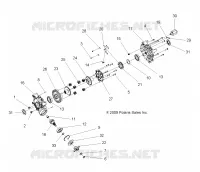 SYSTÈME DE TRANSMISSION ARRIERE DIFFERENTIAL INTERNALS