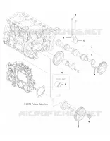 MOTEUR, CAMSHAFT AND DRIVING GEAR