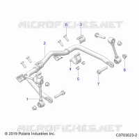 SUSPENSION, FRONT BARRE STABILISATRICE