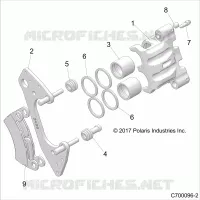 FREIN AVANT CALIPER