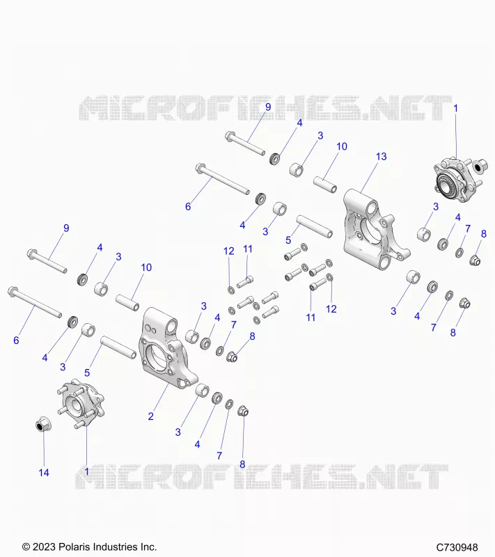 SUSPENSION, PORTE BAGAGES ARRIERE