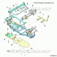 CHASSIS, CADRE AND FRONT BUMPER