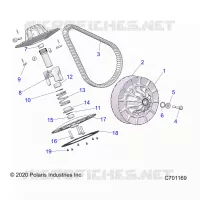 SYSTÃˆME DE TRANSMISSION, SECONDARY CLUTCH