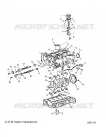 CYLINDRE BLOCK AND RELATED PARTS