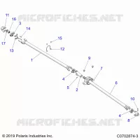 DRIVE TRAIN, ARBRE DE TRANSMISSION AVANT