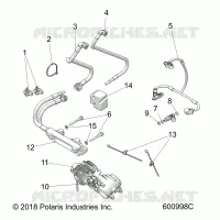 FUEL SYSTEM, RAIL, LINES AND ACCELERATEUR BODY