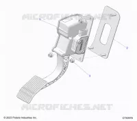 ELECTRICITE, THROTTLE PEDAL