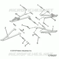 SUSPENSION AVANT CONTROL ARMS