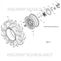ROUES, FRONT AND HUB