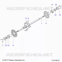 SUSPENSION ARRIERE AXLE