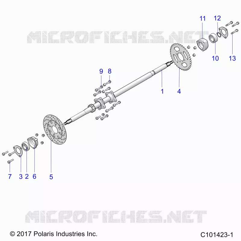 SUSPENSION ARRIERE AXLE