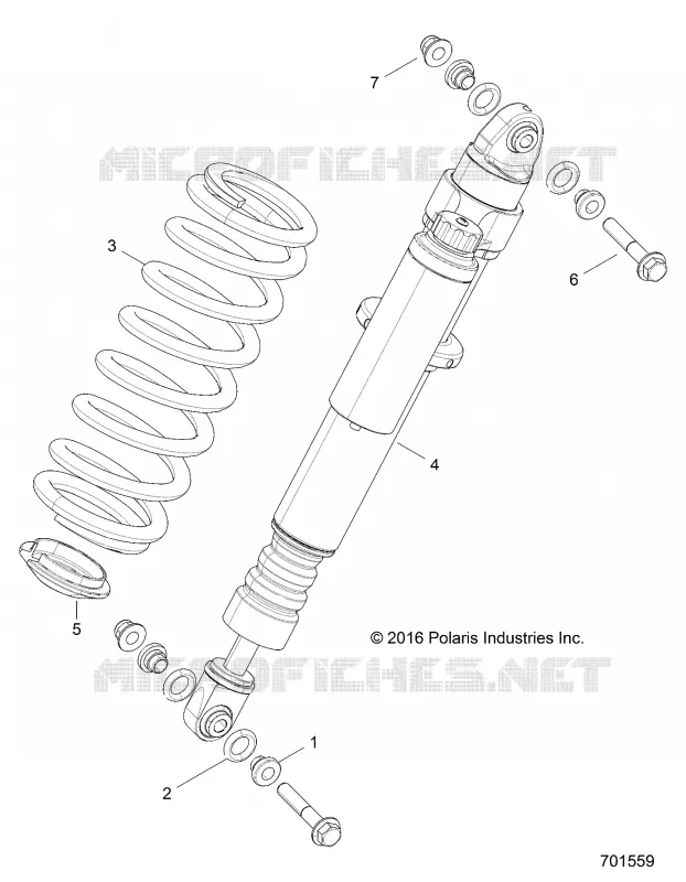 SUSPENSION ARRIERE SHOCK MOUNTING