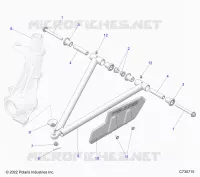 SUSPENSION, A-ARM AND SUPPORT MOUNTING