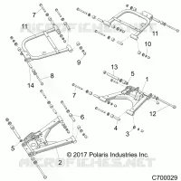 SUSPENSION ARRIERE CONTROL ARMS