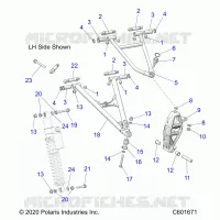 SUSPENSION, CONTROL ARMS, SPINDLE, IFS AMORTISSEUR MNTG