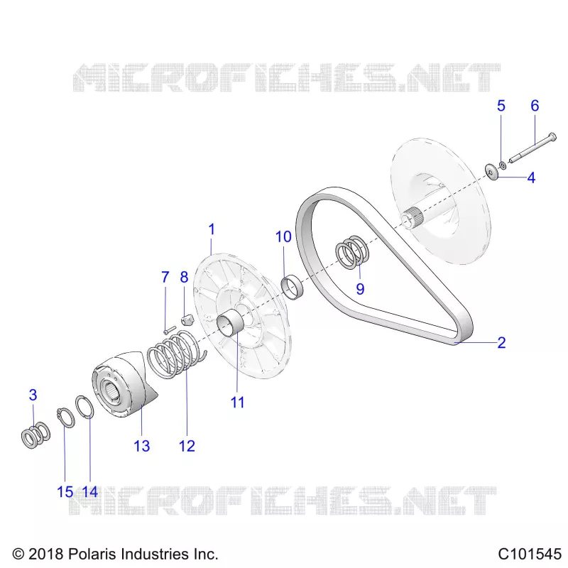 SYSTEME DE TRANSMISSION, SECONDARY CLUTCH