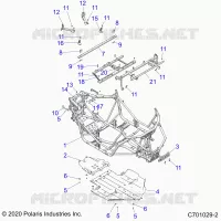 CHASSIS, MAIN FRAME AND SKID PLATE
