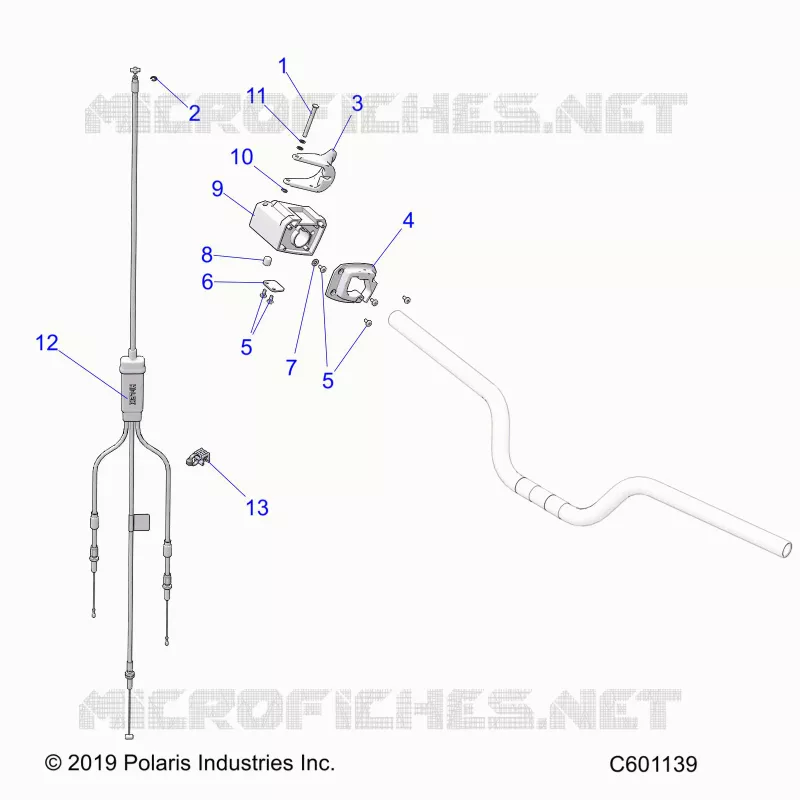 MOTEUR, THROTTLE CONTROL ASM.
