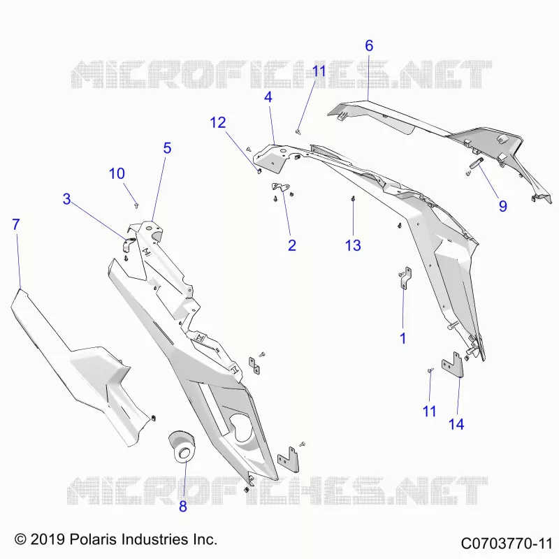 CARROSSERIE ARRIERE FENDERS