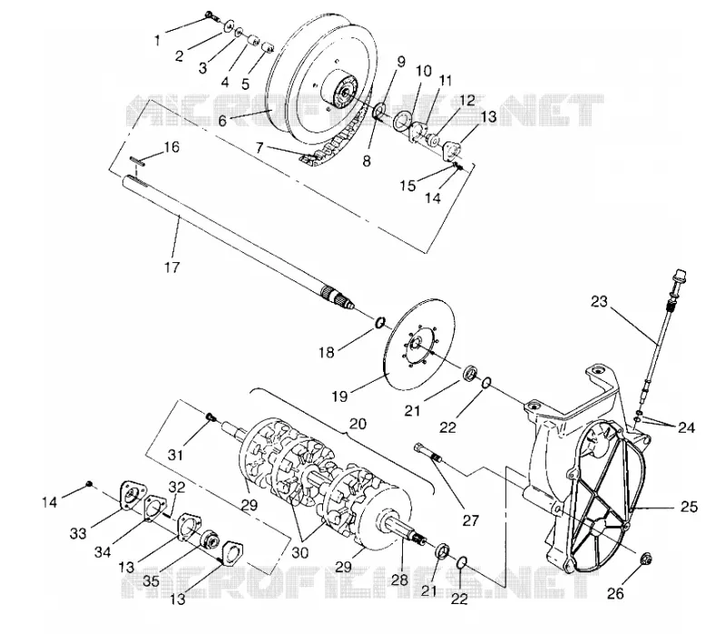 SYSTÈME DE TRANSMISSION ULTRA SKS 0960578, EUROPEAN ULTRA SKS E960578, AND ULTRA RMK 09 (4931683168B014)
