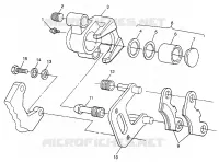 FRONT FREIN XPRESS 300 W97CA28C and  XPRESS 400L W97CA38C (4939603960C001)