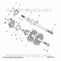 DRIVE TRAIN, JACKSHAFT AND ARBRE DE TRANSMISSION