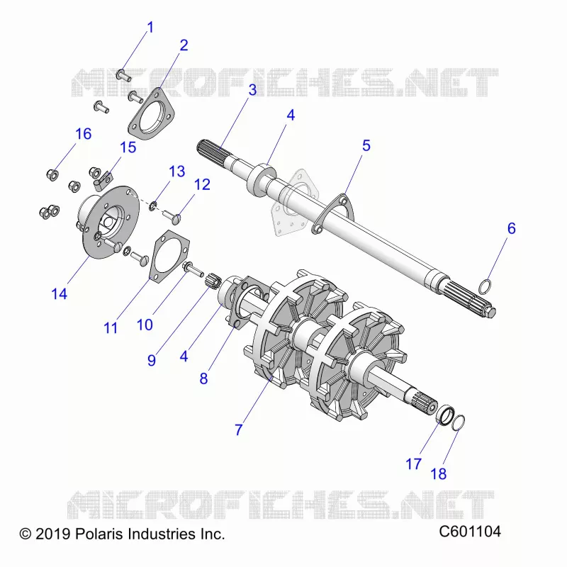 DRIVE TRAIN, JACKSHAFT AND ARBRE DE TRANSMISSION