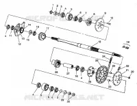ARBRE DE TRANSMISSION INTERMEDIAIRE 6X6 350L S938739 (4924362436024A)