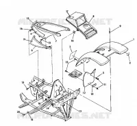HABITACLE AVANT 250 6x6 / W928727 (4922842284001A)