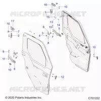 PORTES, FRONT, MOUNTING