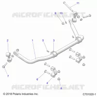 SUSPENSION, REAR BARRE STABILISATRICE