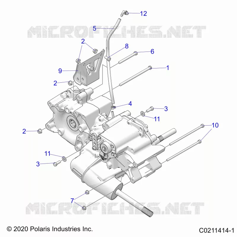 SYSTÃˆME DE TRANSMISSION, MAIN GEARCASE MOUNTING