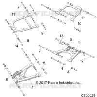 SUSPENSION ARRIERE CONTROL ARMS