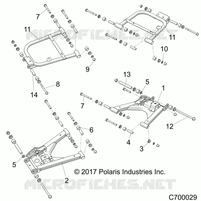 SUSPENSION ARRIERE CONTROL ARMS