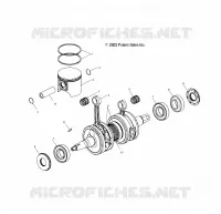 PISTON ET VILEBREQUIN (600)