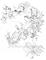 CHASSIS AND SIEGE TRAIL DELUXE UPDATED 2/90 (4916831683003A)