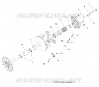 SYSTEME DE TRANSMISSION, PRIMARY CLUTCH