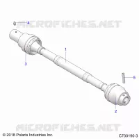 SYSTÃˆME DE TRANSMISSION, FRONT PROP SHAFT