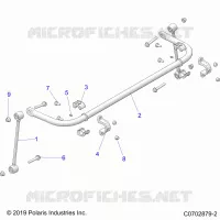 SUSPENSION, REAR BARRE STABILISATRICE