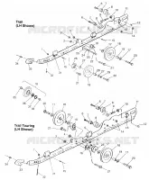 FIXATION RAIL (SUSPENSION) TRAIL 0972761, EUROPEAN TRAIL E972761, TRAIL TOU (4938313831C004)