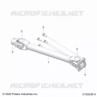 SYSTÃˆME DE TRANSMISSION, REAR PROP SHAFT