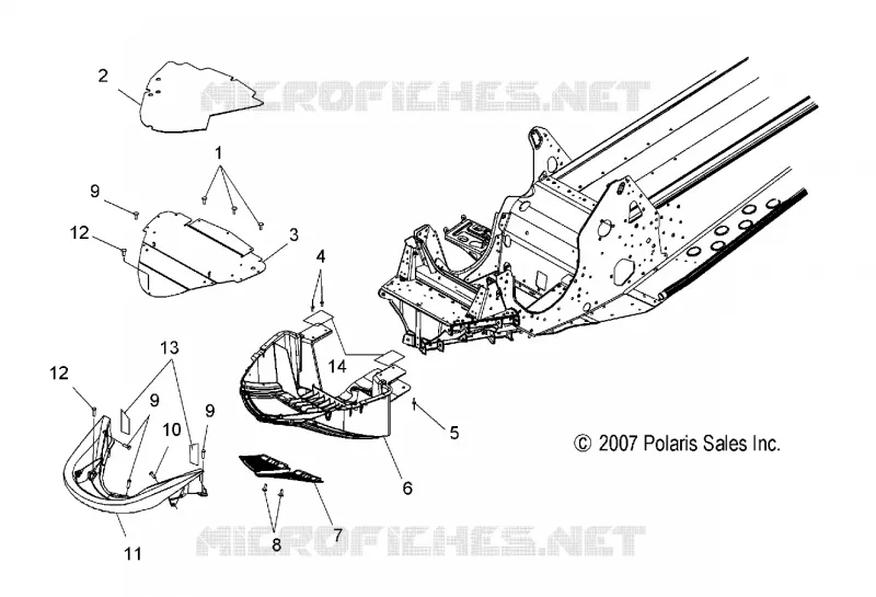 CARROSSERIE AVANT AND FRONT PARE CHOCS (IQ)(IQ DRAGON)
