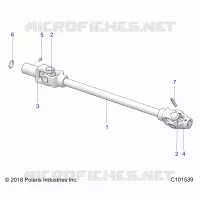 DRIVE TRAIN, ARBRE DE TRANSMISSION AVANT