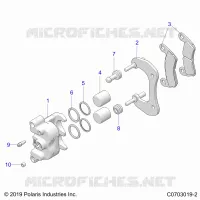 BRAKES, ETRIER DE FREIN ARRIERE