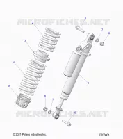 SUSPENSION, AMORTISSEUR AVANT MOUNTING