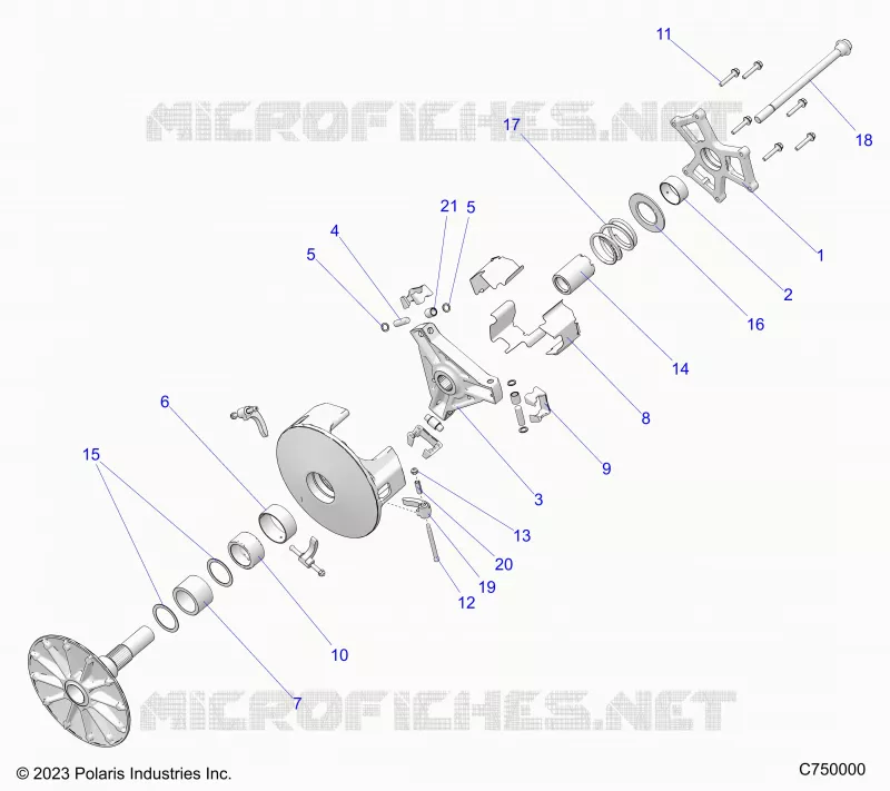 SYSTÃˆME DE TRANSMISSION, PRIMARY CLUTCH