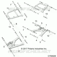 SUSPENSION ARRIERE CONTROL ARMS