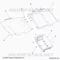 PLANCHER PANELS, UNDERSEAT